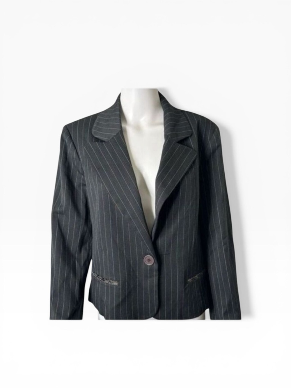 Vintage Uniform John Paul Richard Blazer Women's 12 Dark Academia Office Jacket
